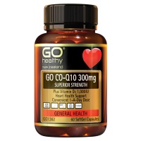 GO Healthy 高之源辅酶Q10 高含量 300mg 60粒-保质期-2027.01