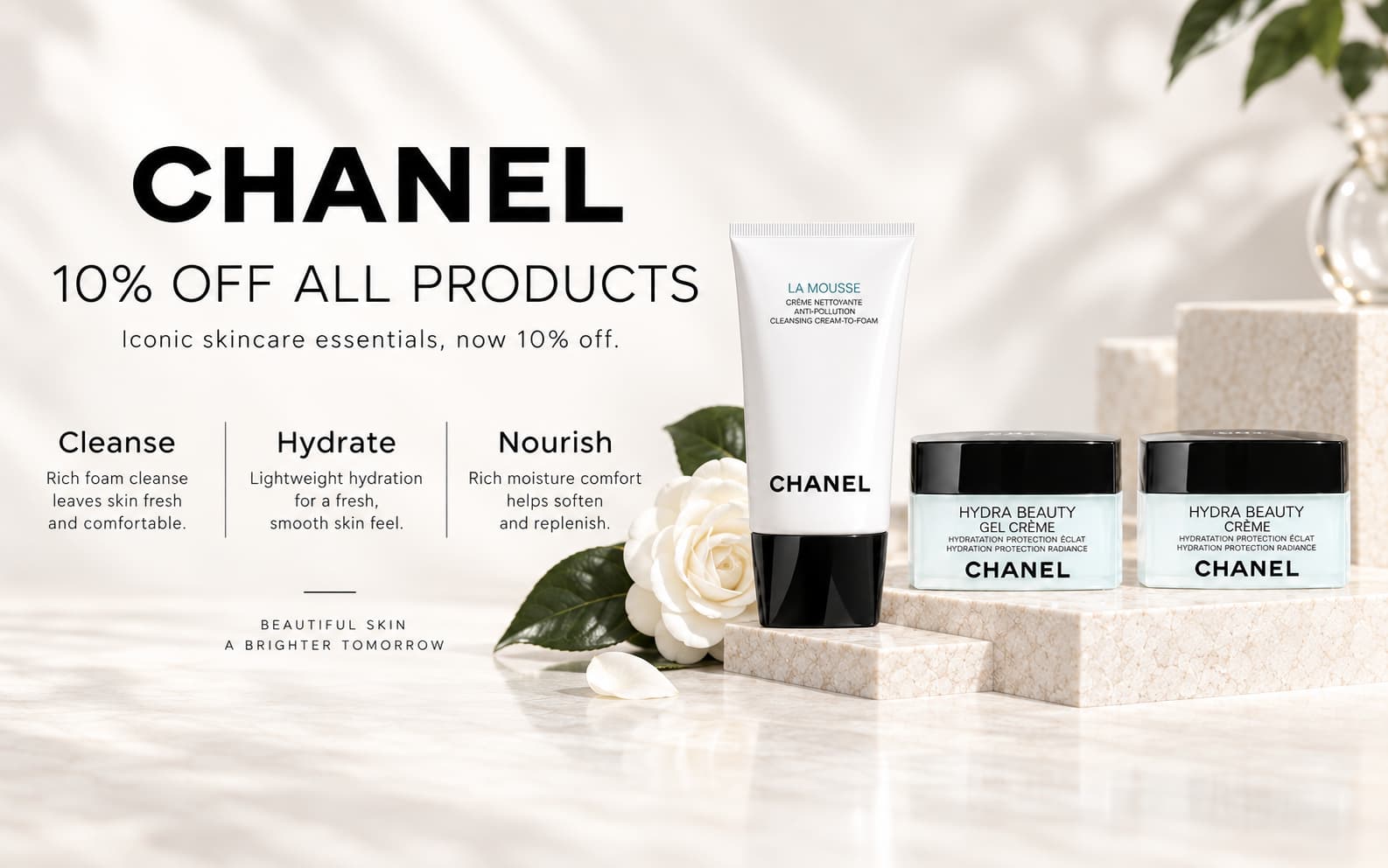 Chanel 洁面与保湿护理系列