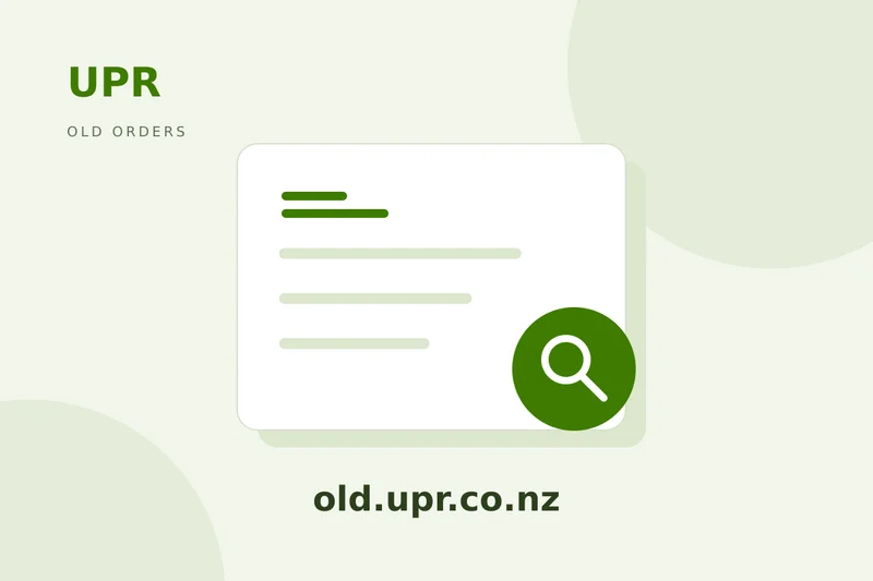 UPR 旧站订单查询：old.upr.co.nz