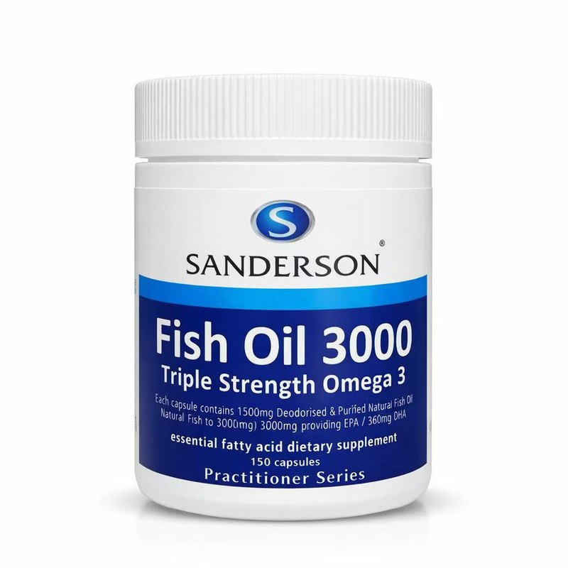 Sanderson 善德森 深海鱼油3000mg 150粒【保质期2029.12】