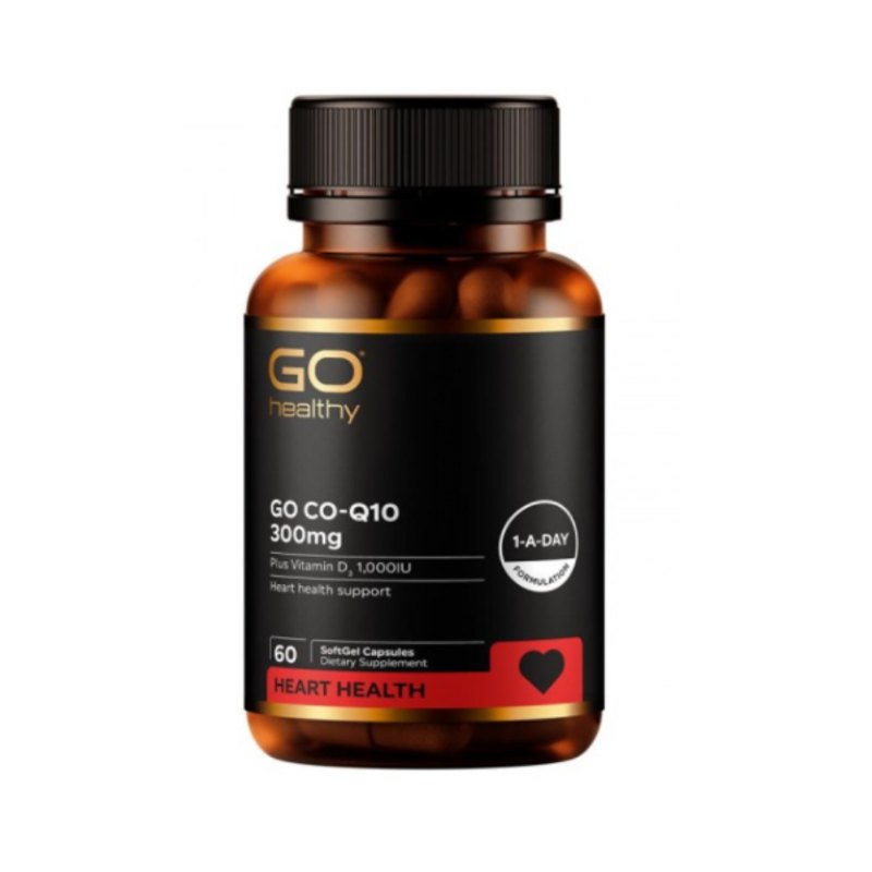 GO Healthy 高之源 辅酶Q10 高含量 300mg 60粒（强效补充型）【保质期2029.04】