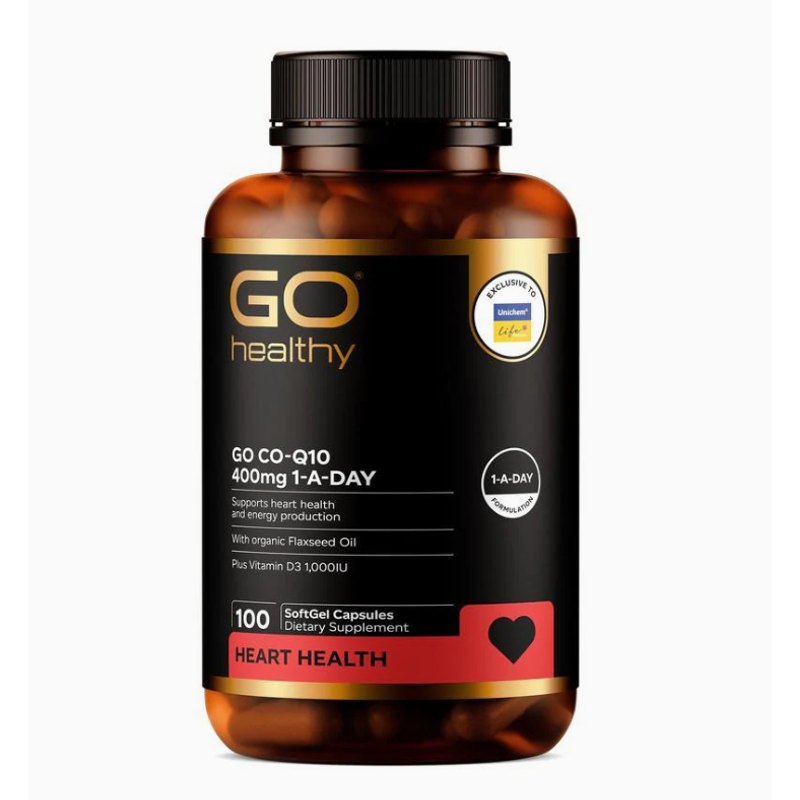 GO Healthy 高之源 心脏辅酶COQ10 400mg 100粒（强效补充型）【保质期2028.12】
