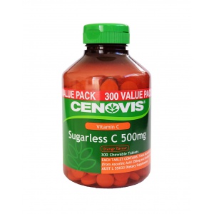 Cenovis 无糖型维C咀嚼片300粒（橙子味）