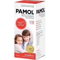 Pamol 儿童退烧止疼液 1-12岁 200ml 草莓味