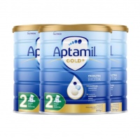 [新西兰仓]Aptamil-爱他美金装婴儿奶粉2段900g*3罐 2023.10