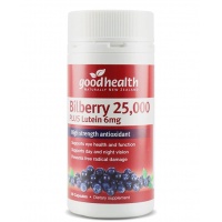Good Health 好健康 越橘蓝莓25000mg+叶黄素6mg胶囊 60粒-2024.8
