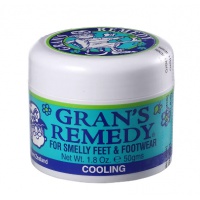 Gran's 清凉味蓝色盒老奶奶臭脚粉50克-日期-2026.07