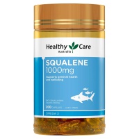 Healthy Care SQUALENE 1000mg角鲨烯鱼油200粒-保质期-2026.08