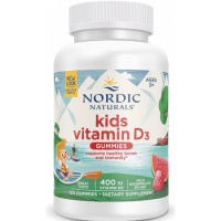 Nordic Naturals 挪威小鱼儿童维生素D3软糖(西瓜味) 60粒-保质期-2025.7