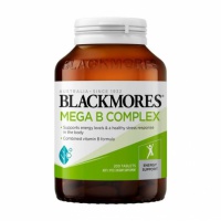 Blackmores 澳佳宝 Mega B 高能复合维生素B族 200片-保质期-2026.08