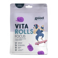 The Good Vitamin Co vita rolls Focus 水果卷【专注力】一包8个-保质期-2027.1...