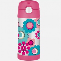 Thermos 膳魔师不锈钢真空保温杯 水杯 355ml - 太阳花款