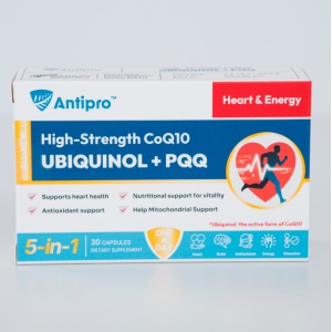 Antipro 辅酶Q10+PQQ 胶囊 30粒（泛醇还原型）【2028.05】