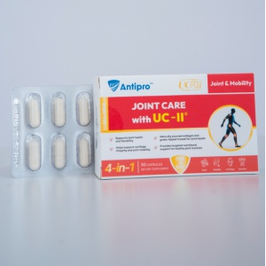Antipro 骨胶原UC-II 加青口4合1胶囊 30粒【2029.02】