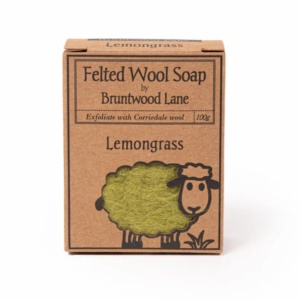 Felted Wool Soap Lemongrass 新西兰天然手工羊毛香皂【柠檬草】 100g