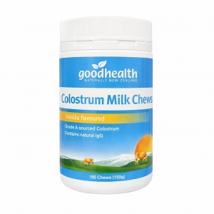 Good Health 好健康 牛初乳咀嚼片 香草味150粒【2027.08】