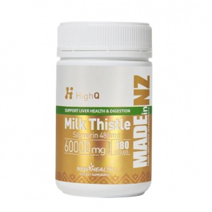 HighQ 高浓缩60000mg奶蓟草护肝胶囊180粒【2028.05】