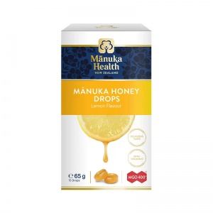 Manuka Health 蜜纽康MGO 400 麦卢卡润喉糖 柠檬味 15粒【2026.08】