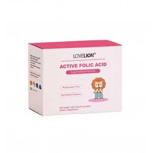 Lovelion 活性叶酸 1.5g*40小包 保质期2028.2.1